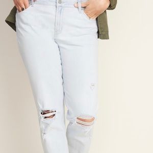 Old navy light blue boyfriend jeans
